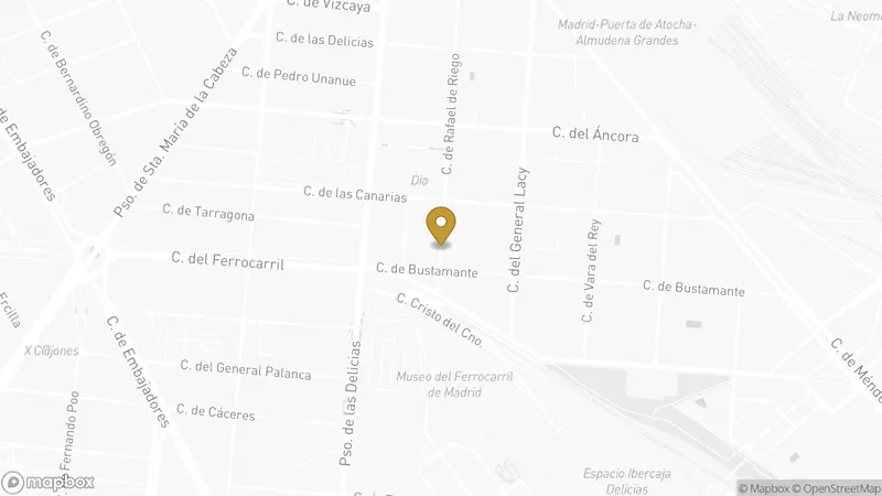 Map of Lara Tantric Massage, Calle de Rafael de Riego, 28045 Madrid (Atocha / Delicias / Palos de la Frontera)